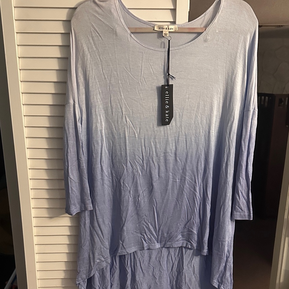 Elle & Kate Light Blue Tunic Top